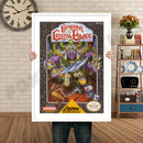 Conquest Of Crystal Palace Retro GAME INSPIRED THEME Nintendo NES Gaming A4 A3 A2 Or A1 Poster Art 185