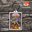 Conflict Retro NES Game Cover Art Gaming Keyring