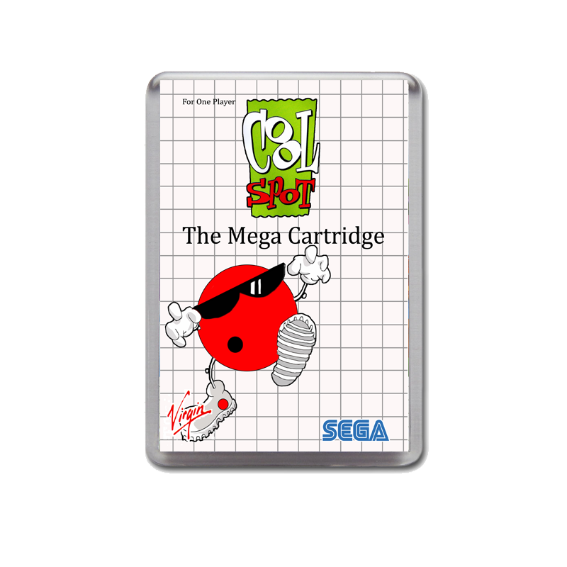Cool Spot Sega Master System Game Inspired Fridge Magnet