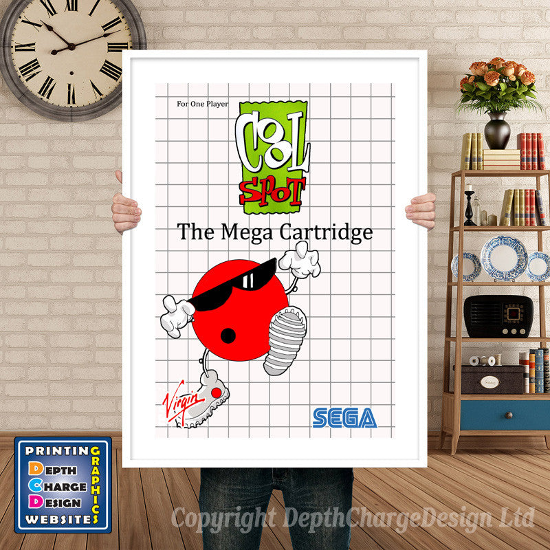 Cool Spot Inspired Retro Gaming Poster A4 A3 A2 Or A1