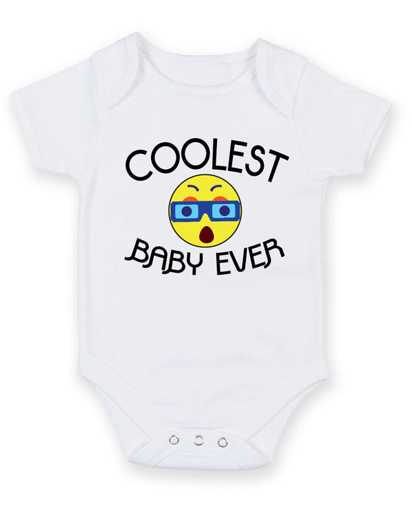 Coolest Baby Ever Personalised Baby Boy Girl Unisex Short Sleeve Bodysuit