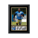 Cornelius Washington 2 Limited Edition Football Signed Print - American Footballer
