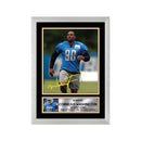 Cornelius Washington 2 Limited Edition Football Signed Print - American Footballer