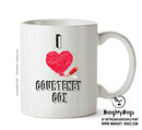 I Love Courteney Cox Mug - I Love Celebrity Mug - Novelty Gift Printed Tea Coffee Ceramic Mug