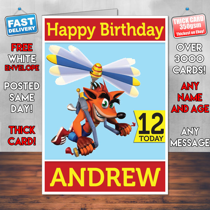 Personalised Birthday Card