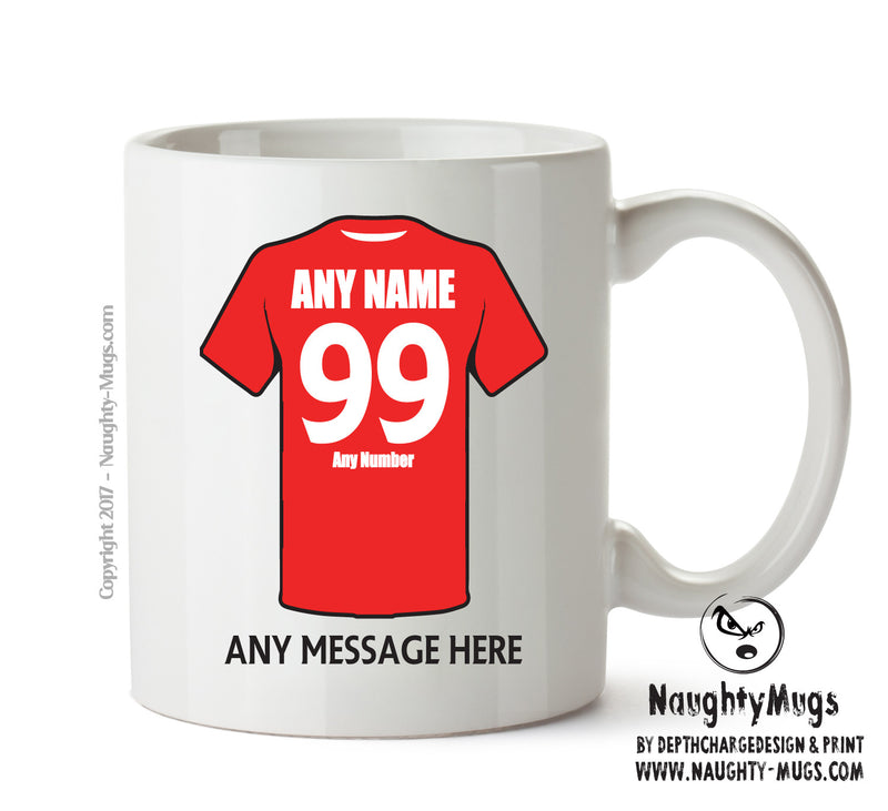 Crawley Town INSPIRED Football Team Mug Personalised Mug