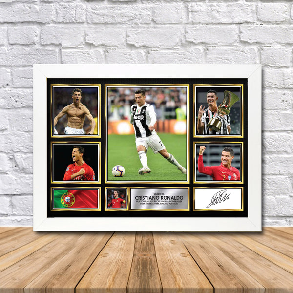 Cristiano Ronaldo Printed Signature Print – Reproduction Print