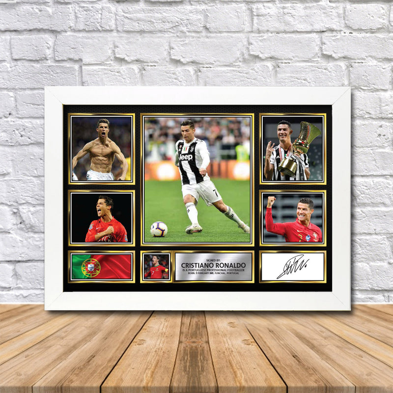 Cristiano Ronaldo Limited Edition Signed Print