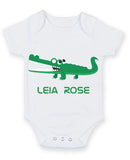 Crocodile Safari Animal Baby Grow Bodysuit