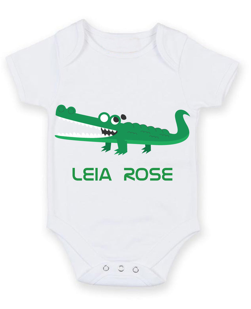 Crocodile Safari Animal Baby Grow Bodysuit
