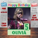 Personalised Cross Fire Subject Alpha Inspired Style Game Kids Inspired Birthday Card (SA)