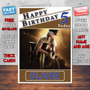 Personalised Crossfire Arch Inspired Style Game Kids Inspired Birthday Card (SA)