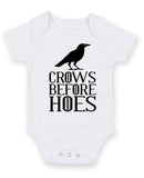 Crows Before Hoes Personalised Baby Boy Girl Unisex Short Sleeve Bodysuit