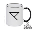 Crucible Black Handle Alchemy Mug GOTHIC GOTH HORROR STARS HORROSCOPE BLACK MAGIC MUG