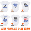 Crystal Palace Football Vests