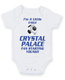 Crystal Palace Fan Starting Football Fan Baby Grow Bodysuit