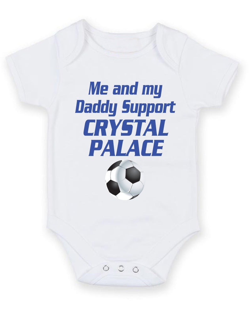 Crystal Palace Me and my Daddy Football Fan Baby Grow Bodysuit