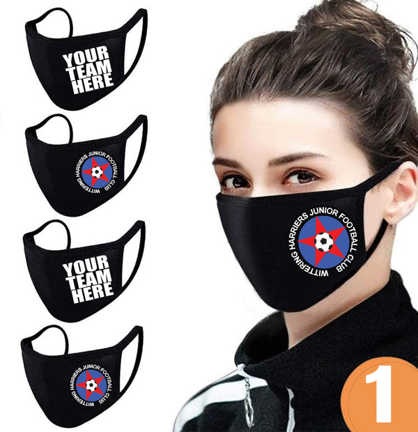 Custom Printed Your Football Club Premium Face Covering