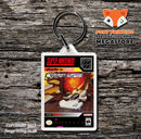 Cyber Spin Game Inspired Retro Gaming Keyring