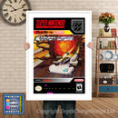 Cyber Spin Super Nintendo GAME INSPIRED THEME Retro Gaming Poster A4 A3 A2 Or A1
