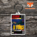 D-Force Game Inspired Retro Gaming Keyring