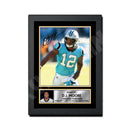 D.J. Moore 2 Limited Edition Football Signed Print - American Footballer