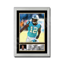 D.J. Moore 2 Limited Edition Football Signed Print - American Footballer