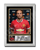 DALEY BLIND 2 Limited Edition Football Player Signed Print - Football