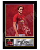 DALEY BLIND (1) Limited Edition Football Player Signed Print - Football