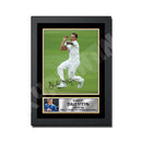 DALE STEYN Limited Edition Cricketer Signed Print - Cricket Player