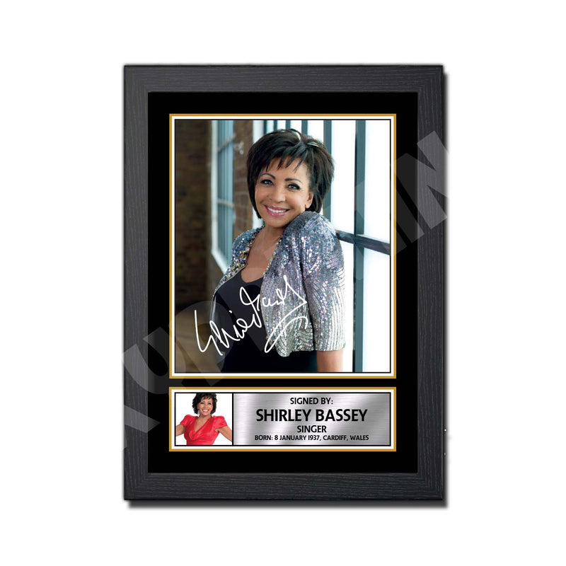 DAME SHIRLEY BASSEY 2 Limited Edition Music Signed Print