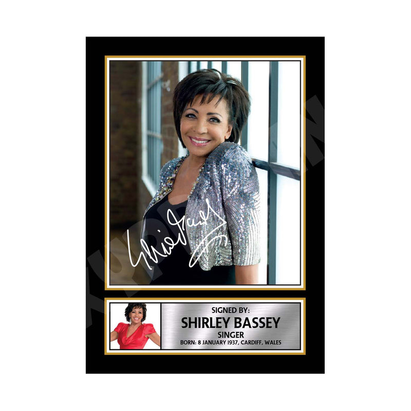 DAME SHIRLEY BASSEY 2 Limited Edition Music Signed Print