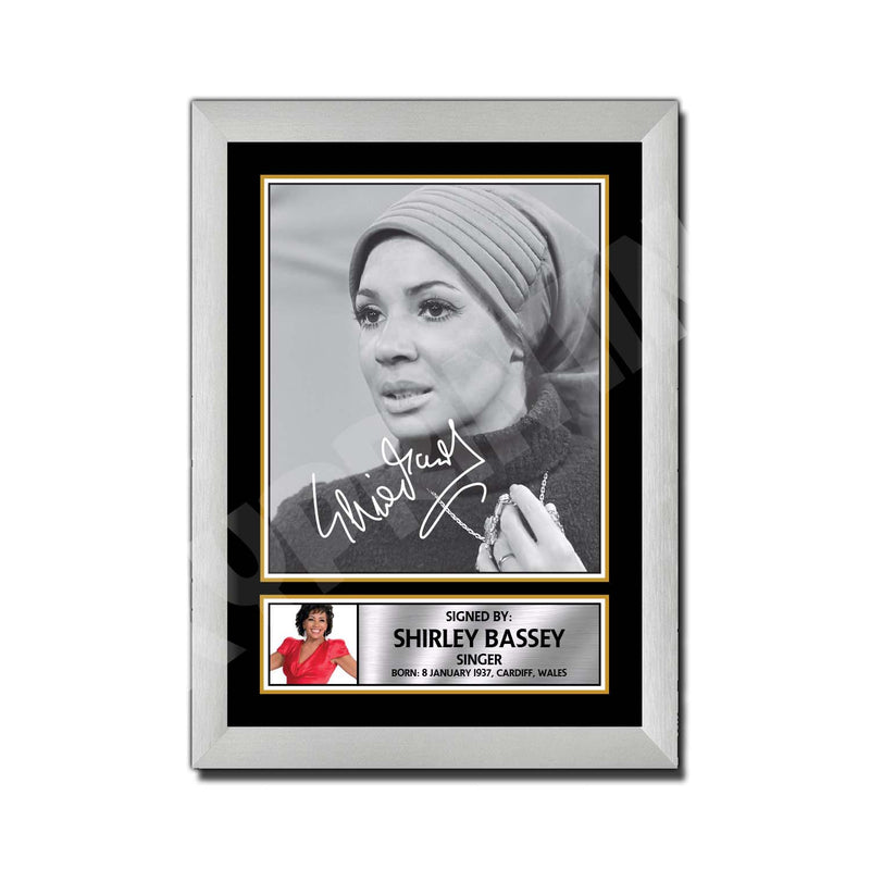 DAME SHIRLEY BASSEY (1) Limited Edition Music Signed Print