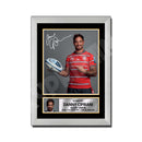 DANNY CIPRIANI 1 Limited Edition Rugby Player Signed Print - Rugby