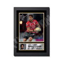 DANNY CIPRIANI 2 Limited Edition Rugby Player Signed Print - Rugby