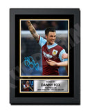 DANNY FOX 2 Limited Edition Football Player Signed Print - Football
