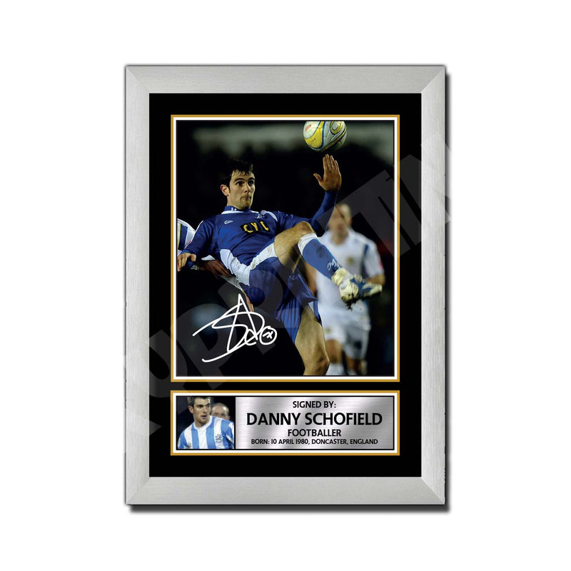 DANNY SCHOFIELD (1) Limited Edition Football Player Signed Print - Football