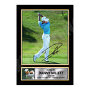 DANNY WILLETT 2 Limited Edition Golfer Signed Print - Golf