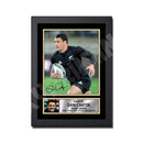DAN CARTER 2 Limited Edition Rugby Player Signed Print - Rugby