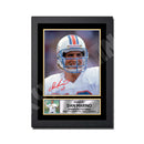 DAN MARINO 2 Limited Edition Football Signed Print - American Footballer