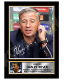 DAN PETRESCU Limited Edition Football Player Signed Print - Football