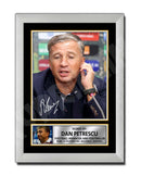 DAN PETRESCU Limited Edition Football Player Signed Print - Football