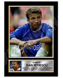 DAN PETRESCU 2 Limited Edition Football Player Signed Print - Football