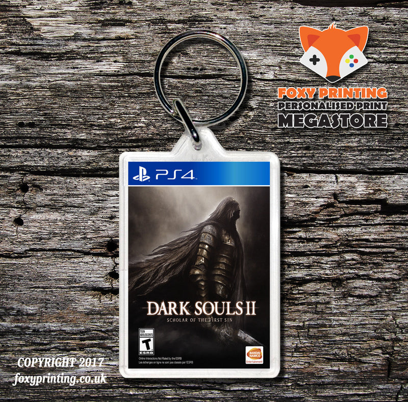 DARK SOULS 2 PS4 Game Inspired Retro Gaming Keyring