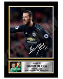 DAVID DE GEA 2 Limited Edition Football Player Signed Print - Football