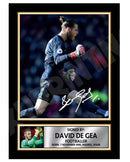 DAVID DE GEA (1) Limited Edition Football Player Signed Print - Football