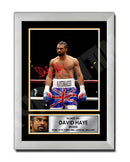 DAVID HAYE Limited Edition Boxer Signed Print - Boxing