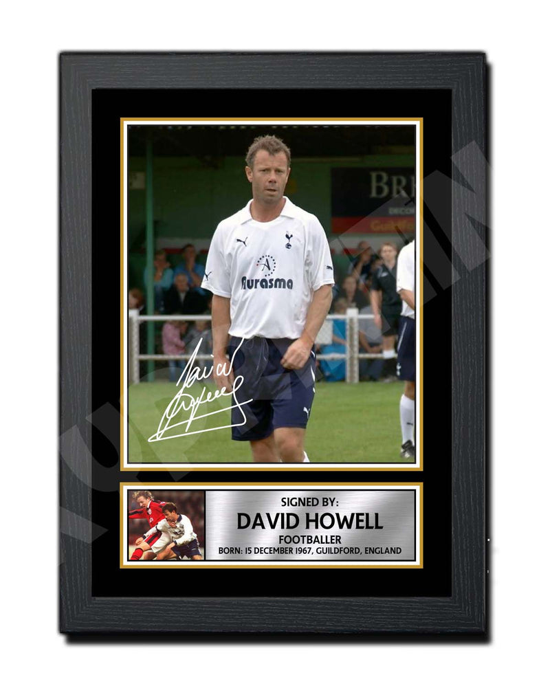 DAVID HOWELLS 2 Limited Edition Football Player Signed Print - Football