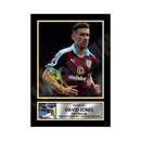 DAVID JONES 2 Limited Edition Football Player Signed Print - Football