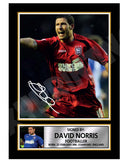 DAVID NORRIS 2 Limited Edition Football Player Signed Print - Football